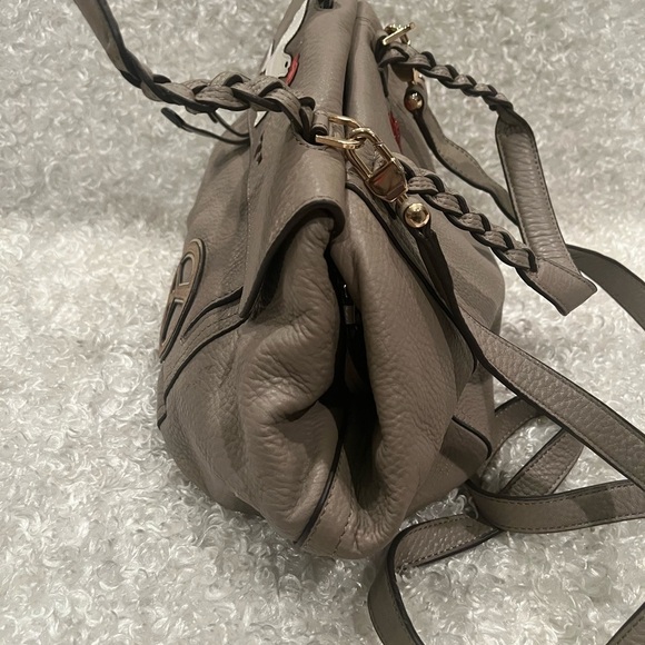 Tory Burch Half Moon Satchel Leather Handbag - Picture 5 of 14